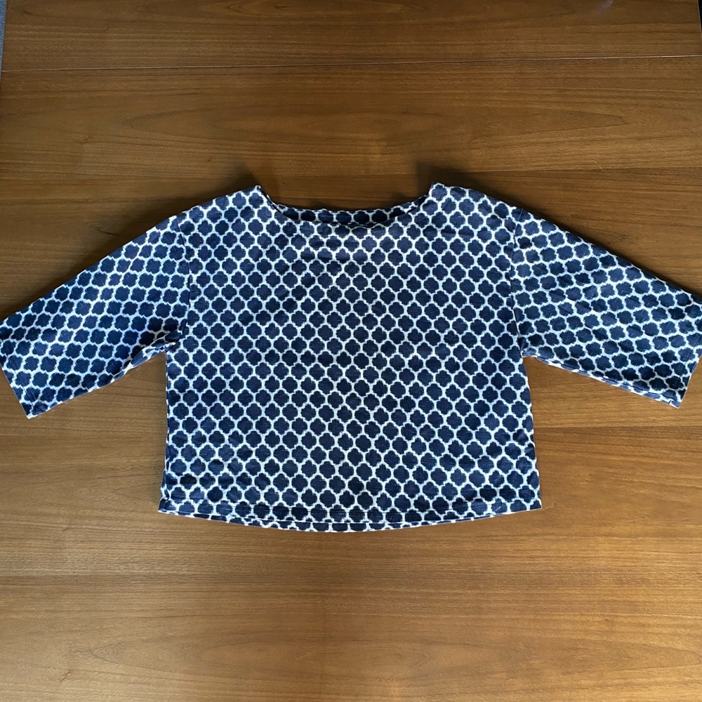 patterned blouse